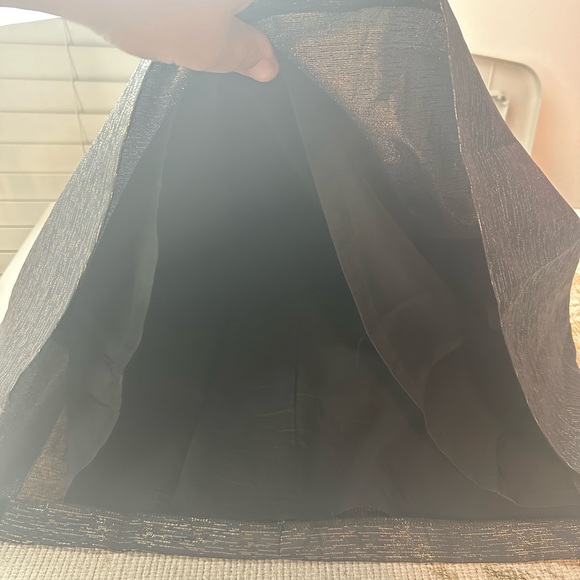 AIDEN By AIDEN MATTOX Sleeveless Black & Gold Cocktail Dress | Size 2 - Picture 10 of 16